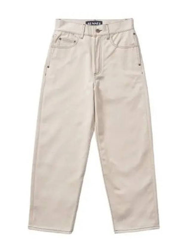 Classic Denim Pants Ecru - SUNNEI - BALAAN 1