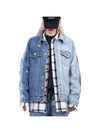 BBD Division Reverse Denim Jacket Blue - BLACKBLOND - BALAAN 1