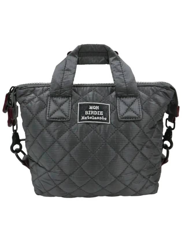 Montbird 2 way quilted nylon bag GRAY - MONBIRDIE GOLF - BALAAN 5