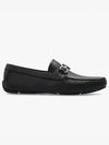 Gancini Ornament Driving Shoes Black - SALVATORE FERRAGAMO - BALAAN 2