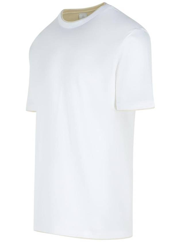 Eleventy White Cotton T-Shirt - ELEVENTY MILANO - BALAAN 2