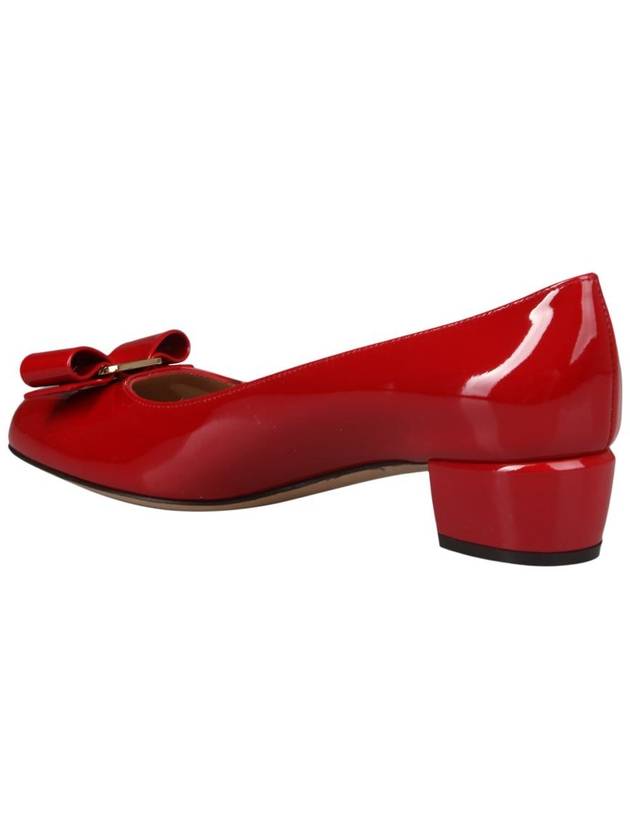 Vara Bow Patent Pumps Red - SALVATORE FERRAGAMO - BALAAN 7