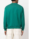 Slogan Crew Neck Sweatshirt Forest Green - DROLE DE MONSIEUR - BALAAN 6