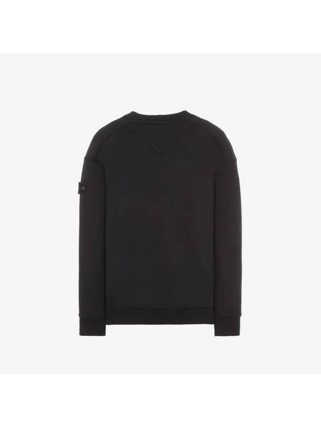 Waffen Patch Ghost Piece Cotton Sweatshirt Black - STONE ISLAND - BALAAN 3