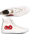 Chuck Taylor High Top Sneakers P1 K112 2 White - COMME DES GARCONS - BALAAN 6