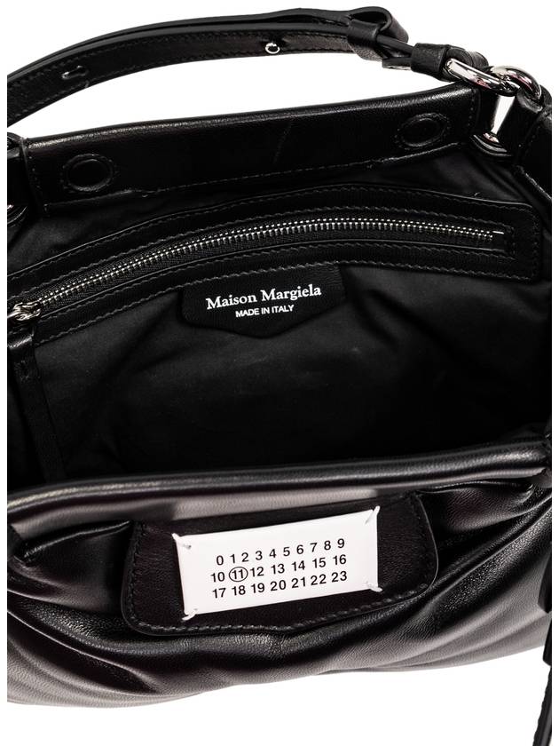 Small Glam Slam Leather Tote Bag Black - MAISON MARGIELA - BALAAN 6