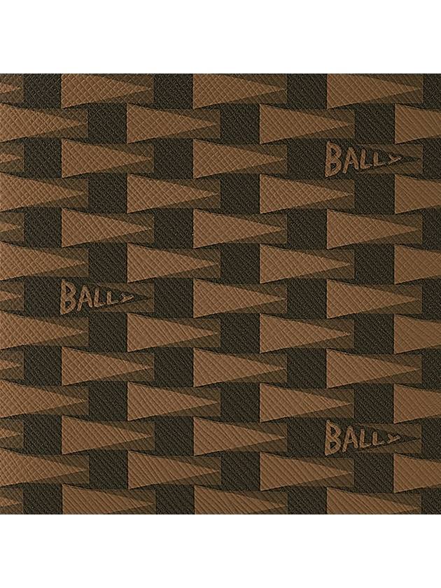 Monogram Pennant Half Wallet Brown - BALLY - BALAAN 7