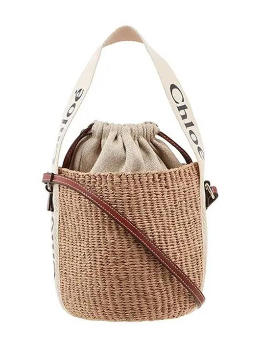 small woody logo bucket bag beige - CHLOE - BALAAN 2