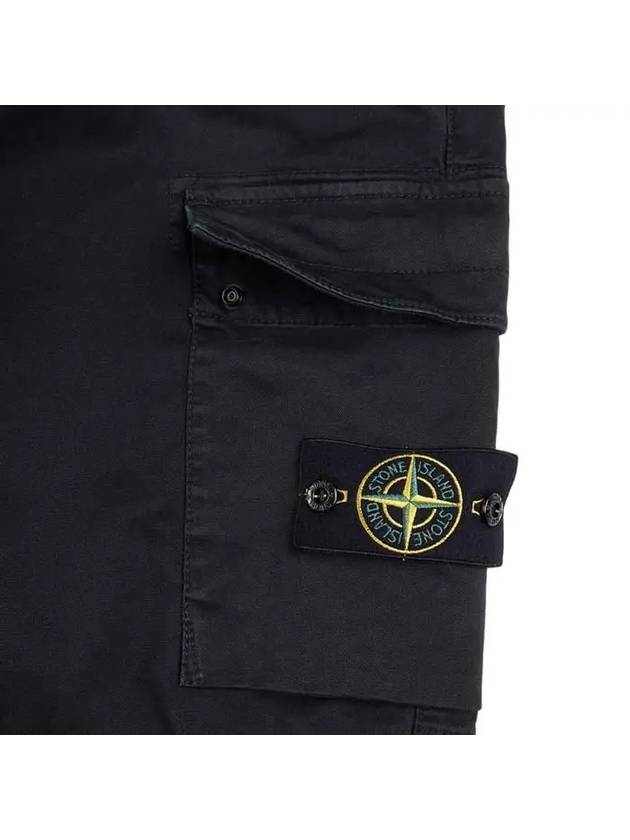 Wappen Patch Cargo Track Pants Black - STONE ISLAND - BALAAN 7