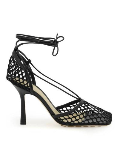 Open Mesh Stretch Pumps Black - BOTTEGA VENETA - BALAAN 2