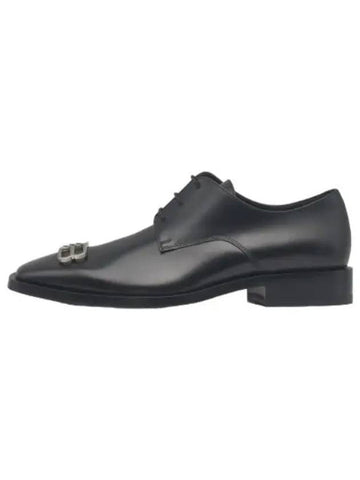 derby loafers black flats shoes - BALENCIAGA - BALAAN 1