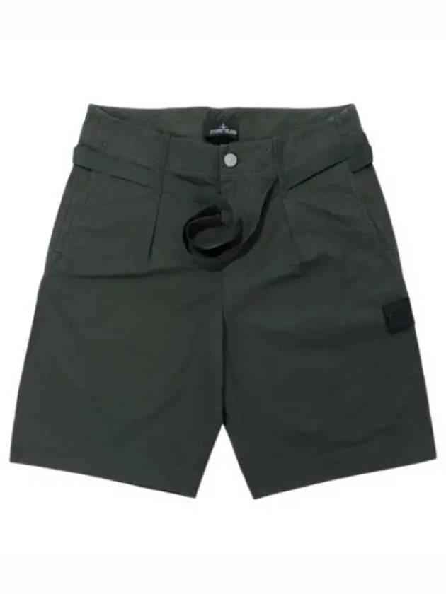 Shadow Project Hidden Badge Bermuda Pants Wide Fit Men s Shorts Short - STONE ISLAND - BALAAN 1