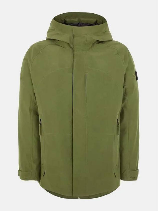 Gore-Tex Recycled Polyester Down Padding Green - STONE ISLAND - BALAAN.