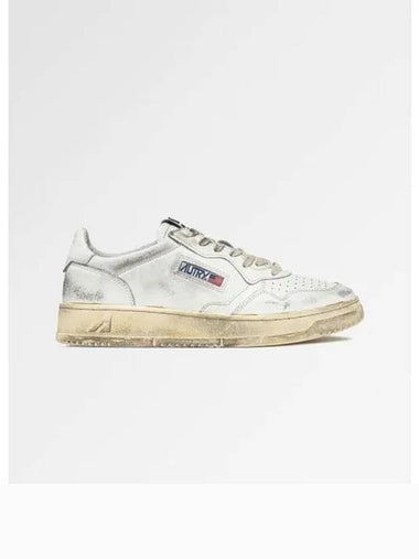 Medalist vintage sneakers in leather white - AUTRY - BALAAN 1