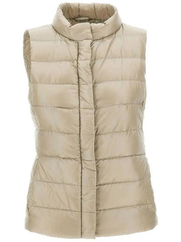 GIULIA Quilted Padded Vest Beige PI0661DIC 12017Z 1985 - HERNO - BALAAN 1