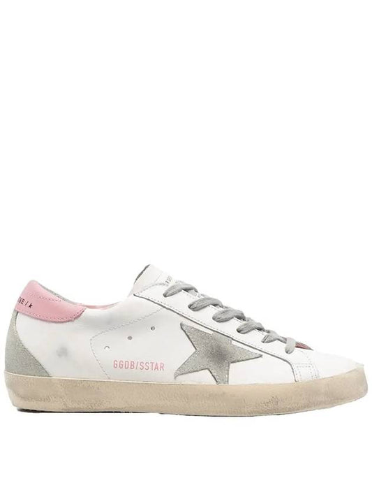 Superstar White Pink Heel Tab Sneakers - GOLDEN GOOSE - BALAAN 2