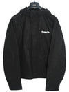 Couture Blended Cotton Windbreaker Black - DIOR - BALAAN 3