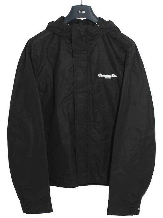 Couture Blended Cotton Windbreaker Black - DIOR - BALAAN 3