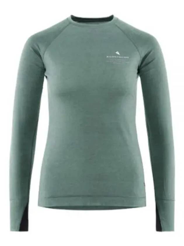 Fafne Crew Neck Long Sleeve T-Shirt Faded Green - KLATTERMUSEN - BALAAN 2