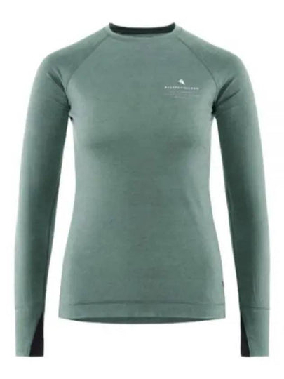 Fafne Crew Neck Long Sleeve T-Shirt Faded Green - KLATTERMUSEN - BALAAN 2