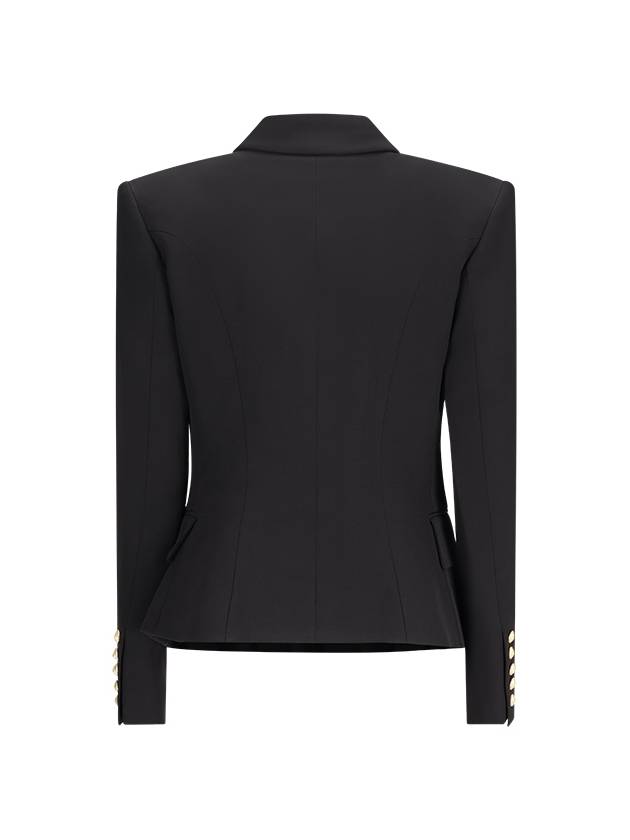 SINGLE-BREASTED CREPE BLAZER - BALMAIN - BALAAN 2