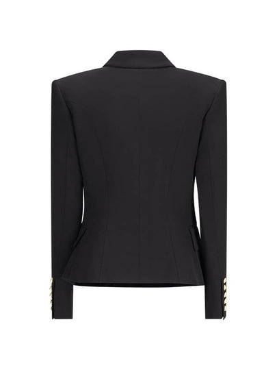 SINGLE-BREASTED CREPE BLAZER - BALMAIN - BALAAN 2