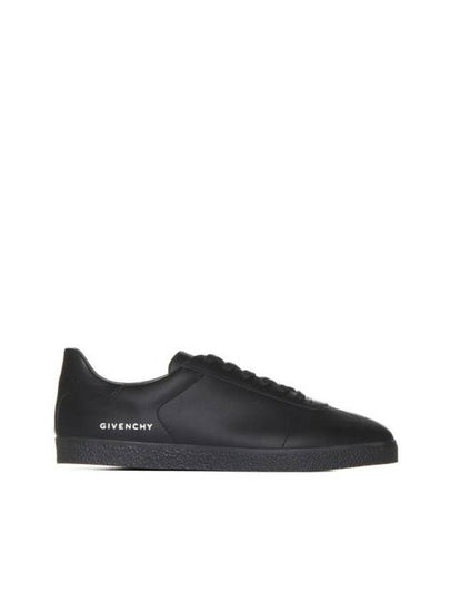 Logo Debossed Town Low Top Sneakers Black - GIVENCHY - BALAAN 2