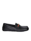 Web Horsebit Driving Shoes Black - GUCCI - BALAAN 2