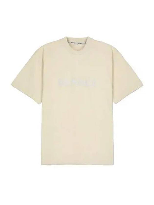 Classic logo print short sleeve t shirt light beige tee - SUNNEI - BALAAN 1
