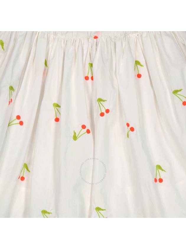 Bonpoint Girls Suzon Cherry Print Embroidered Cotton Skirt, Size 8Y - BONPOINT - BALAAN 3