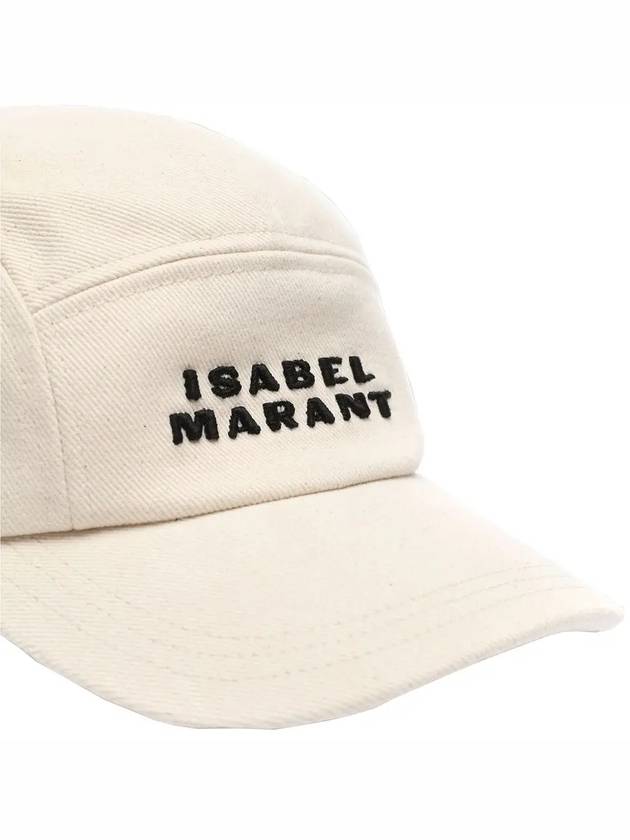 Tedji Ball Cap Ecru - ISABEL MARANT - BALAAN 5