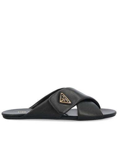 Prada Sandals Black - PRADA - BALAAN 1