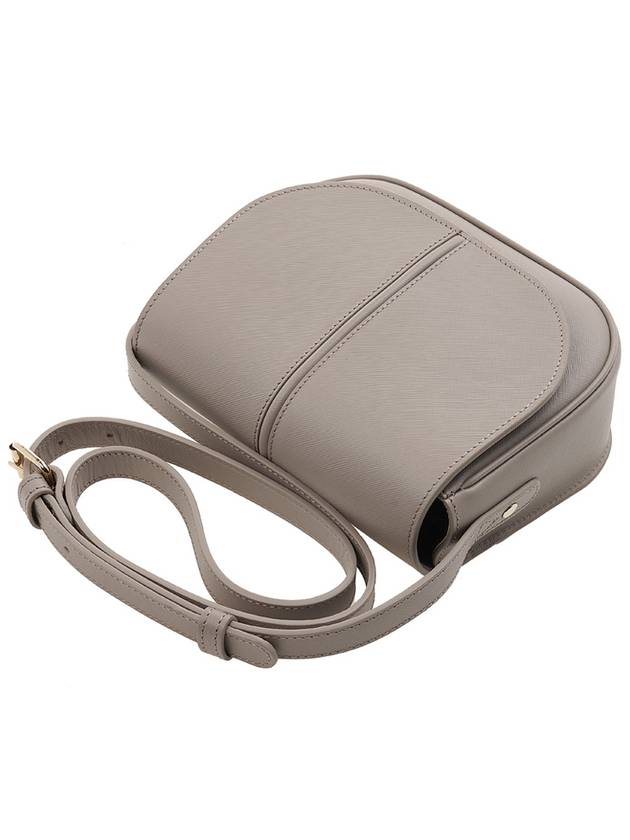 Betty Saffiano Cross Bag Grey - A.P.C. - BALAAN 5