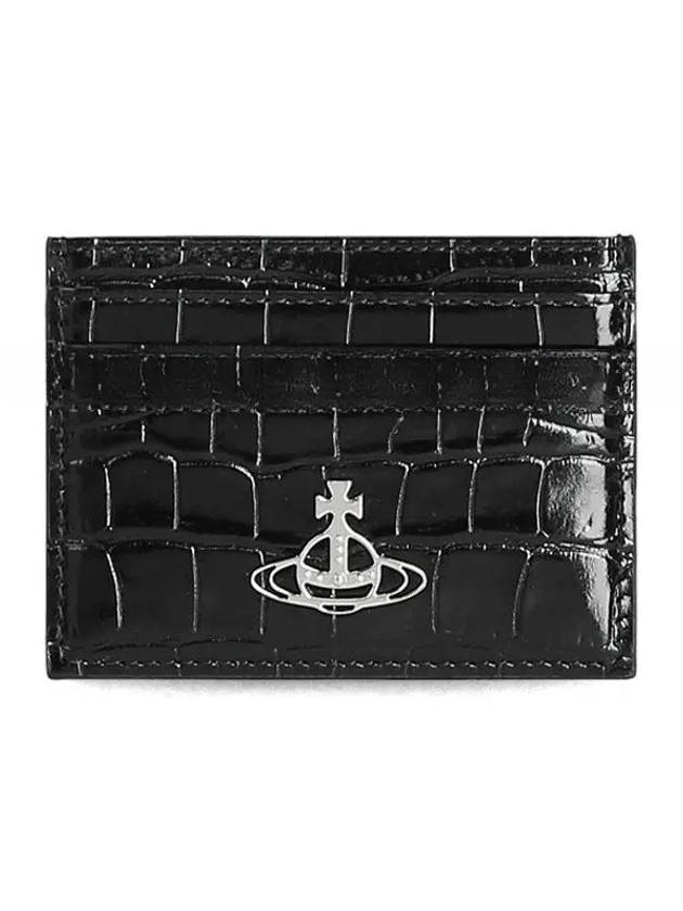 ORB Crocodile Card Holder 54030006W L0039N401 B0011334600 - VIVIENNE WESTWOOD - BALAAN 2