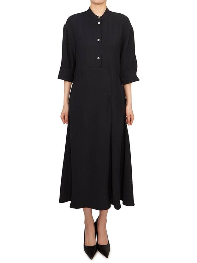 Sabo Midi Dress Darkest Navy - STUDIO NICHOLSON - BALAAN 2