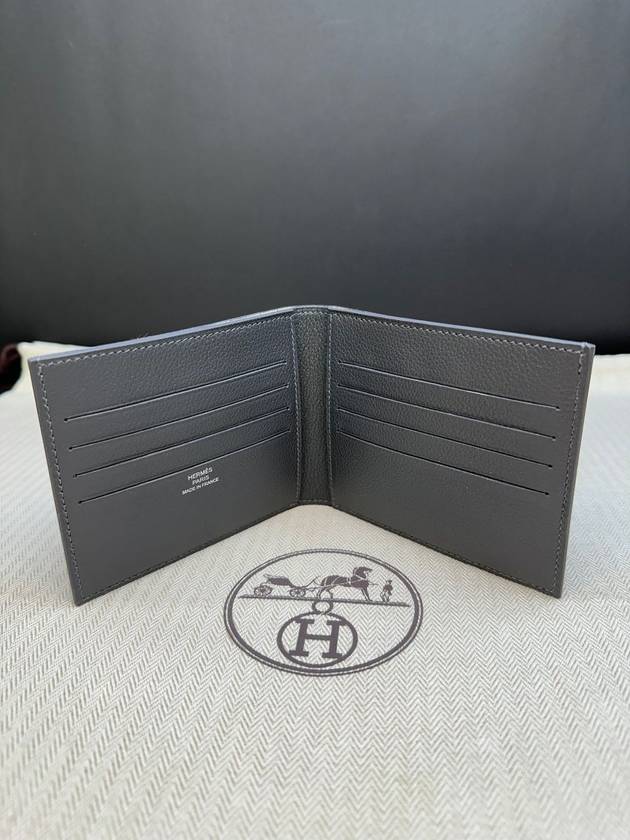 Citizen Twill Compact Card Wallet Ardoise - HERMES - BALAAN 3