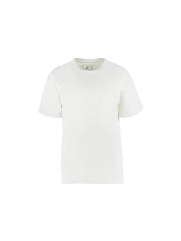 Women's Numeric Logo Short Sleeve T-Shirt Offwhite - MAISON MARGIELA - BALAAN 2