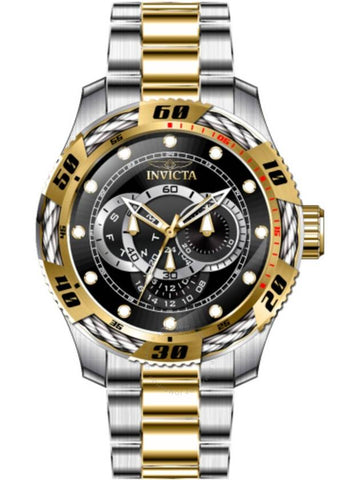 Invicta Speedway GMT Quartz Black Dial Men's Watch 45753 - INVICTA - BALAAN 1