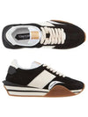 Suede James Sneakers Black Cream - TOM FORD - BALAAN 3