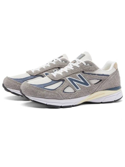 990v4 Low Top Sneakers Grey - NEW BALANCE - BALAAN 2