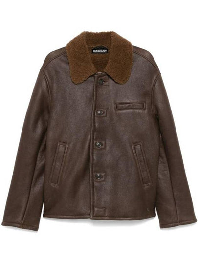 Alaska Leather Jacket Brown - OUR LEGACY - BALAAN 2