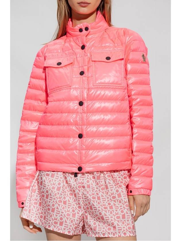 Women's Vinzier Short Down Jacket Pink - MONCLER - BALAAN 3