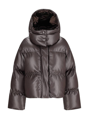 DOWN JACKET WITH HOOD IN ALTER MATERIAL - STELLA MCCARTNEY - BALAAN 1