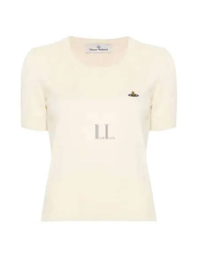 Bea Ribbed Knit Top Ivory - VIVIENNE WESTWOOD - BALAAN 2