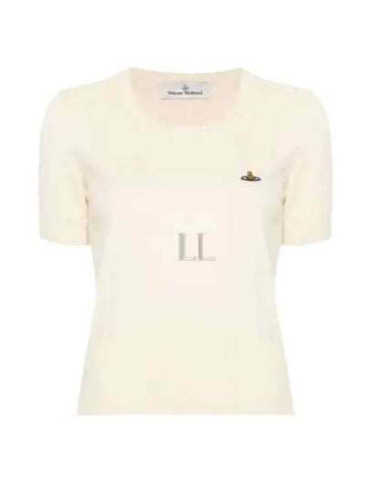 Bea Ribbed Knit Top Ivory - VIVIENNE WESTWOOD - BALAAN 2