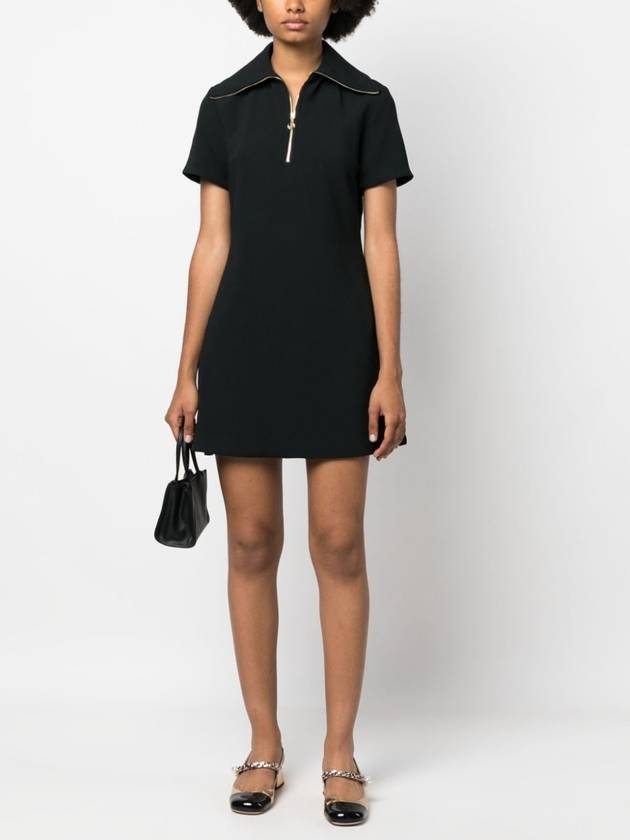 short dress DR1240150999B 999B BLACK - PATOU - BALAAN 3