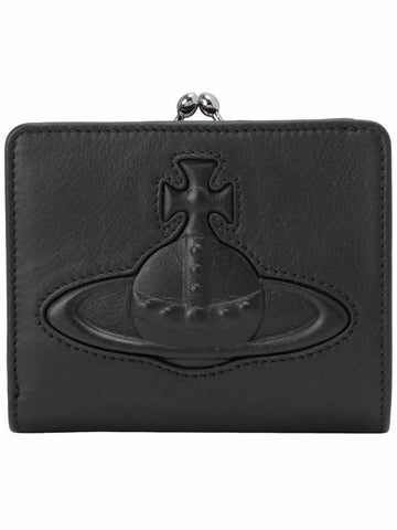 Smooth Leather Bicycle Wallet Black - VIVIENNE WESTWOOD - BALAAN.