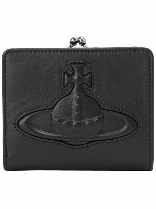 Smooth Leather Bicycle Wallet Black - VIVIENNE WESTWOOD - BALAAN.