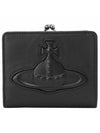 Smooth Leather Half Wallet Black - VIVIENNE WESTWOOD - BALAAN 1