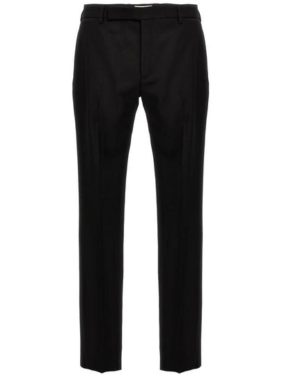 24 ss SUSTAINABLE VIRGIN WOOL PANTS WITH FRONTAL PINCES 607843Y512W1000 B0651012466 - SAINT LAURENT - BALAAN 2